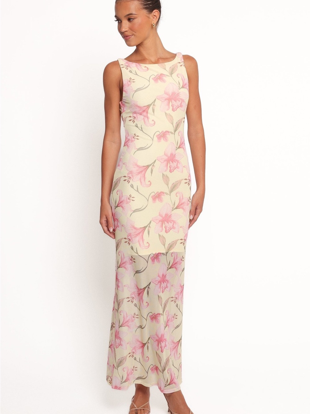 Petal & Pup Brissa Maxi Dress - Yellow Floral